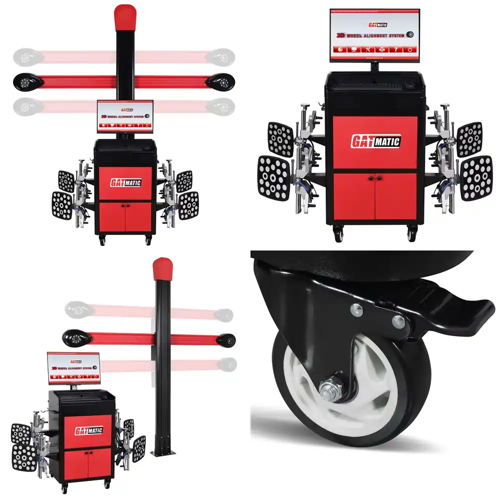 Wheel Alignment Machine - GATmatic Tragbare HD 3D Achsvermessungsanlage Komplettes