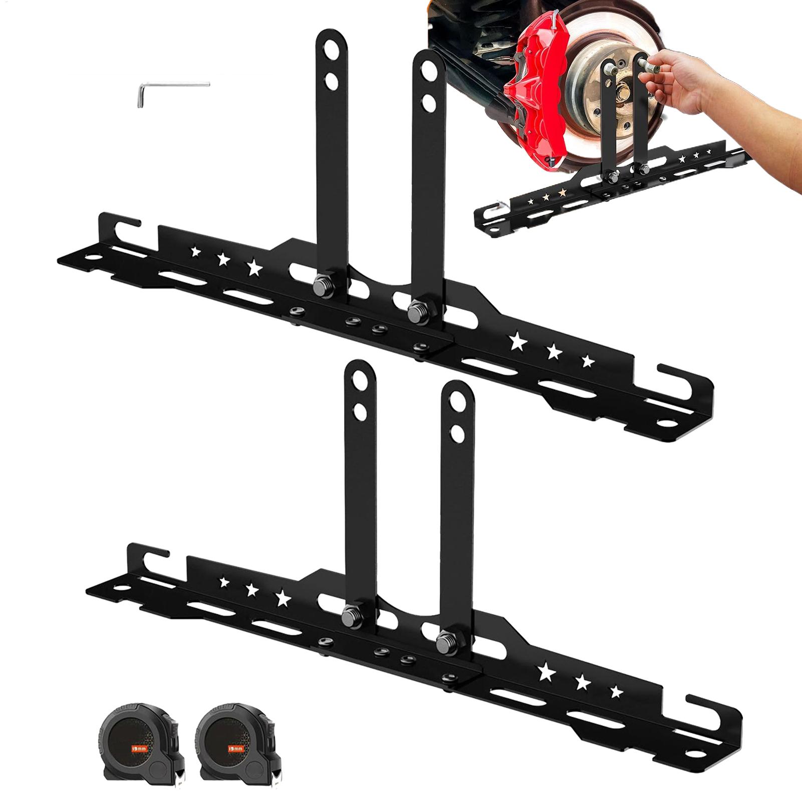 Wheel Alignment Machine - 2er-Set Auto-Radausrichtungswerkzeug mit 2 Messbändern, verstellbarer